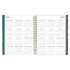 Blueline - Agenda Hebdomadaire/Mensuel 17 Mois D’Août À Décembre - 11 po H x 8 1/2 po l - Motif Floral - Bilingue-Dates juliennes