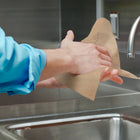 Scott - Essuie-mains en rouleaux durs en fibres recyclées à 100  percent - Mandrin de 1,5 po - avec technologie Absorbency Pockets - Naturels - Paquet de 12-Naturels