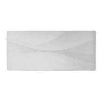 ONEofZERO Grand sous main premium - antidérapant fond en caoutchouc -  Dissipate Haze-Bords Cousus Serrés : Pour une durabilité accrue et pour réduire l'effilochage au fil du temps 