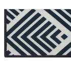 Home Décor Inc - Tapis Bleu Lavable en Nylon - 3' x 5'-Support Antidérapant