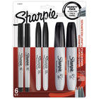 Sharpie - Project Pack - Fine/Ultra-Fine/Chisel Tip - Black - 6 Pack-Ink Type: Permanent