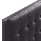 Modway Lily Upholstered Vinyl Queen Headboard - Brown-Fiberboard and plywood frame