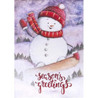 Mill Brook Studio 5-3/8" x 7-3/4" Christmas Greeting Cards/Envelopes - 18 Pack-Card shop quality greeting cards