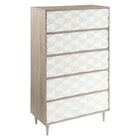 Modway Vespera 5-Drawer Chest - Oak White-Five-Drawer Chest