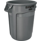 Brute 32 Gallon Vented Round Containers - Grey - 2 Pack-Brute container, Vented