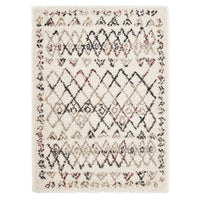 Modway Skadi Rainbow Diamond Shag Area Rug - 8 ft W x 10 ft L - Multicolor-Rainbow Diamond Shag Area Rug