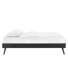 Modway - Margo Bois Cadre complet de plate-forme, Noir-Options de tête de lit interchangeables