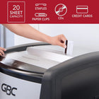 GBC Momentum Paper Micro-Cut Shredder - 20 Sheets-Active Sensing Anti-Jam Technology helps prevent jams before they occur