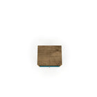 Manhattan Comfort Liberty 1.0 Nightstand, Rustic Brown/Aqua (203AMC93)-Fashionable Splayed Legs made from Solid Wood for Extra Durability.
