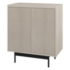 Hudson&Canal Whitman 28"W Accent Cabinet - Alder White-Top weight capacity is 50 lbs, middle shelf can support 40 lbs, while lower shelf hold 45 lbs