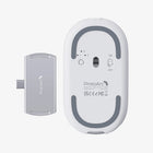 ProtoArc - 2-en-1 souris de hub de voyage - Blanche-La HubMouse est ultra-légère et conçue pour être portable, un appareil polyvalent pour divers scénarios. Condense toute votre station de travail mobile en un seul appareil incroyablement portable