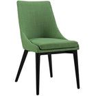 Modway Viscount Fabric Dining Side Chair - Kelly Green - 2 Pack-Dense Foam Padding