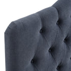 Modway - Annabel Mélange de lin premium Tête de lit King, Denim-7