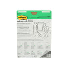 Post-it Recycled Self-Stick Easel Pad, 25" x 30", White, 30 Sheets-Slots easily fit most stands