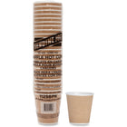 Genuine Joe Ripple 10 oz Cups - 25 Pack-Ripple Hot Cups