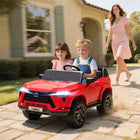 Qaba 12V Licensed Lexus GX550 Electric Car with 2-Seater - Red-Powerful dual motors and a 12V battery for long-lasting outdoor adventures 
