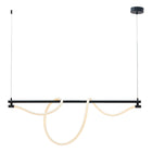 Zuo Adder Ceiling Lamp - Black-Dimensions: 4.7" L x 47.2" W x 59.1" H