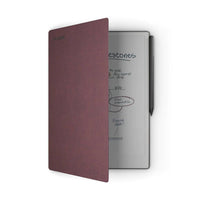 reMarkable - Étui portefeuille en mosaïque tissée pour tablettes Paper Pro - Bordeaux-Un tissu richement texturé et tissé serré, fabriqué à partir de polyester recyclé, pour un choix plus durable et plus durable
