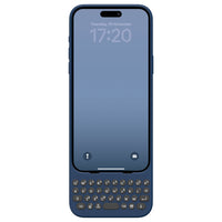 Clicks Keyboard Phone Case for iPhone 15 Plus - Royal Ink-Type with speed and precision on a keyboard built for feel and performance.