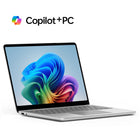 Microsoft Surface Laptop 13" Copilot+ PC Laptop - Snapdragon X Plus - 256 GB SSD - 16 GB RAM - Platinum - Bilingual-Copilot+ PC – The fastest, most intelligent Surface laptops ever