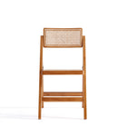 Manhattan Comfort Pullman 18.11" Industry Chic Dining Folding Chair - Nature - Set of 2-Seat Height Measures: 17.72 in. With Weight Capacity of 275 lb