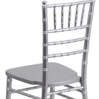 Flash Furniture HERCULES Series Silver Wood Chiavari Chair-Lightweight Design