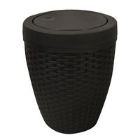 Modern Homes 7L Round Bath Bin - Brown-Durable and easy to clean