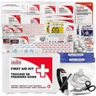First Aid Central - Trousse de premiers soins intermédiaire BC avec étui en plastique-La trousse de premiers soins répond à toutes les exigences provinciales en matière de premiers soins