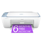 HP DeskJet 2842e All-in-One Printer with 6 months Instant Ink - Skyride-Perfect for home: From Canada's most trusted printer brand, the DeskJet 2842e lets you print to-do lists, letters, financial documents, recipes and more