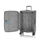 Heys Xero Elite 2.0 26" Check-in Luggage - Grey-Integrated soft-touch padded top carry-handle, side carry-handle, and bottom grab handle