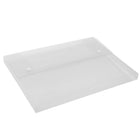 JAM Paper Plastic Portfolio with Two Button Snap Closure - 9 1/2" x 12 1/2" x 3/4" - Clear -Quantity: Sold Individually