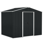 Outsunny 8' x 6' Outdoor Storage Shed-Serve as a tool shed, a bicycle shed, a mobility scooter shed, or a garden bin storage

