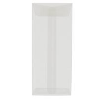 JAM Paper #14 Policy Envelopes, 5 x 11.5, Translucent Vellum Clear, 100 Pack (2851327g)-Clear