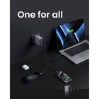 UGREEN Nexode Pro 160W 4-Port GaN USB-C/USB-A Charger-GaNInfinity Chip Technology: Powered by the latest GaN technology, the Nexode Pro provides faster, more efficient charging with reduced heat generation, all packed into a compact and lightweight design.