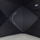 Outsunny 2-4 Person Pop-up Ice Fishing Tent Portable Ice Fishing Shelter with Windproof Windows - Blue-Comes with a carrying bag to store the ice fishing tent for easy transportation     