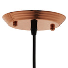 Modway - Dimple Or rose en forme de cloche de 6,5" Lumière suspendue-Homologué et approuvé UL