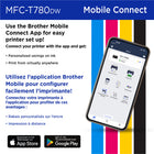 Brother - MFC-T780DW Imprimante tout-en-un à jet d’encre couleur sans fil INKvestment Tank avec impression recto vers et 3 ans d’encre-Impression rapide jusqu’à 16 ppm mono/15,5 ppm couleur