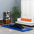 Soozier Folding Gymnastics Tumbling Mat - Exercise Mat with Carrying Handles - Dark Blue - 4' W x 10' L x 2" D-2" Thick firm high-density EPE eco-friendly foam for ultimate comfort and durability 