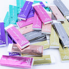 Pentel Hi-Polymer Eraser Slim Type - Mixed Colour Box Set - 36 Pack-Ideal for students, office workers and artists
