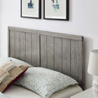 Modway Alana Wood Queen Platform Bed with Splayed Legs - Grey-Assembly Required