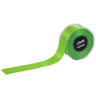JAM Paper Double Faced Satin Ribbon - 1 1/2" W x 25 yd. - Lime Green-Colour: Lime Green