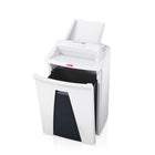 HSM - Déchiqueteur de bureau Securio à alimentation auto 150CL5, pile de 150 feuilles, de 5 à 7 feuilles, coupe micro-Dimensions (po) : 29,1 haut. x 15,5 lar. x 15 prof.