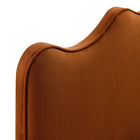 Modway Athena Stain-Resistant Performance Velvet Twin Size Headboard - Rust-7