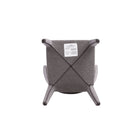 Manhattan Comfort Conrad 20.47" Mid-Century Modern Woven Tweed Upholstered Dining Chair - Grey - Set of 2-10