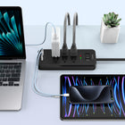 ShoppingAll Huntkey Surge Protector Power Strip with 6 Outlets and 2 USB Ports - 4' - Black-6