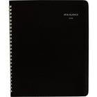 AT-A-GLANCE - Agenda mensuel 2026 - 8 3/4 po H x 6 7/8 po l - noir - bilingue-12 mois : janvier 2026 à décembre 2026