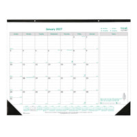 Brownline 2027 EcoLogix Monthly Desk Pad Calendar - 22" x 17"-12 Months, January to December