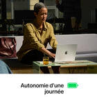Apple - Portatif MacBook Pro 14 po - M4 Pro - 12 cœurs - SSD 512 Go - Mémoire unifiée 24 Go - Noir Infini - Anglais-Les apps décollent avec les puces Apple: Vos outils préférés, de Microsoft 365 à Adobe Creative Cloud, s’exécutent en un flash sous macOS