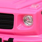 Aosom Baby Toddler Push Car - Pink-Big horn button on the steering wheel, realistic sound and fun 