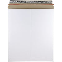 JAM Paper Photo Mailer Stiff Envelopes with Self Adhesive Closure, 12.75 x 15, White, 10 Pack (4PSWg)-Size: 12 3/4" x 15"
